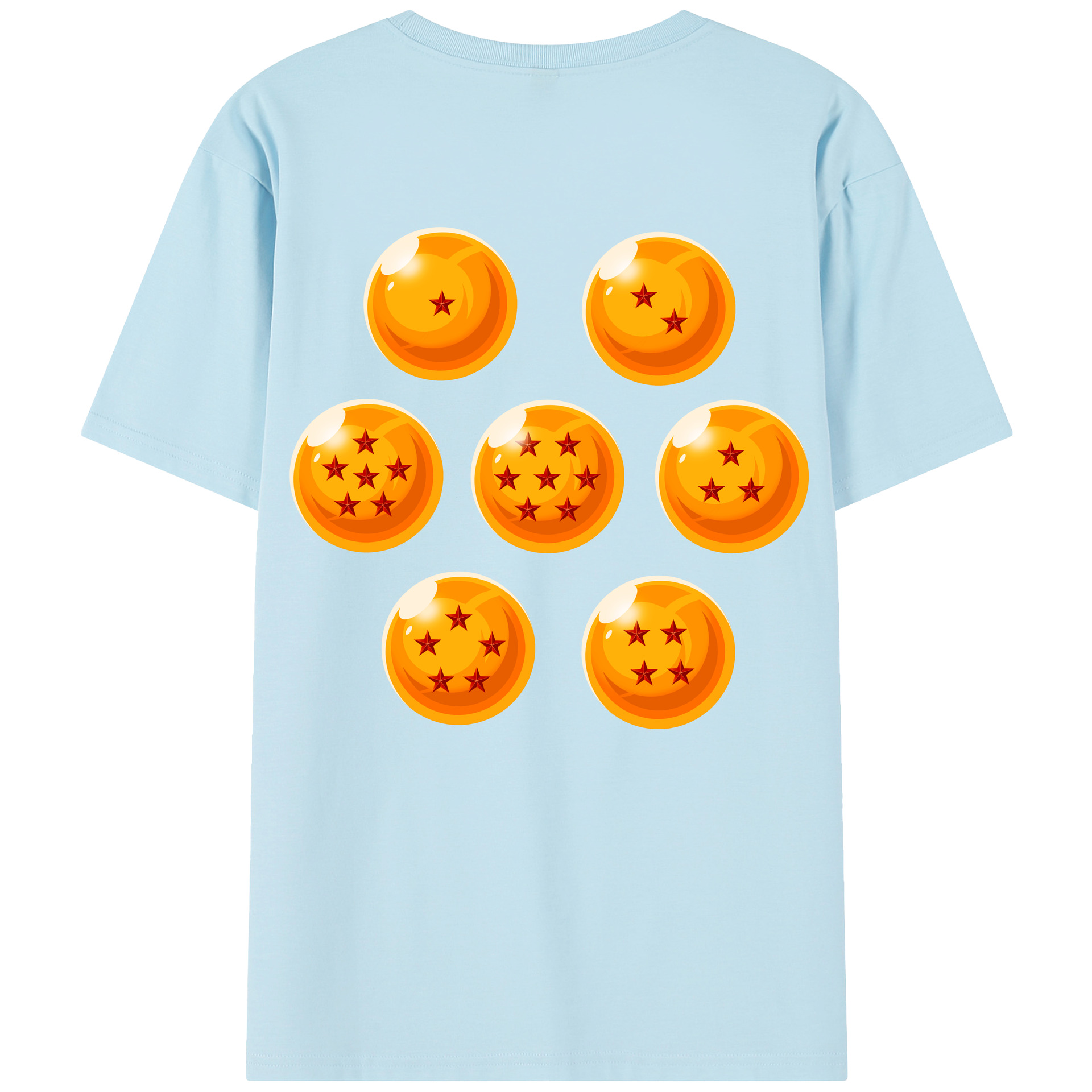 （画像用） ドラゴンボール DRAGON BALL 綿100％半袖Tシャツ（背面プリント）